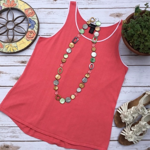 Pink Plus Size 18/20 Knit Tank Top by Lane Bryant - Picture 1 of 5